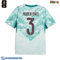 Fotballdrakt Herre Portugal Ruben Dias #3 Bortedrakt VM 2026 Kortermet